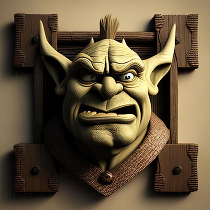 3D model Shrek forever (STL)